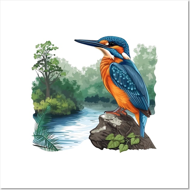 Kingfisher Wall Art by zooleisurelife